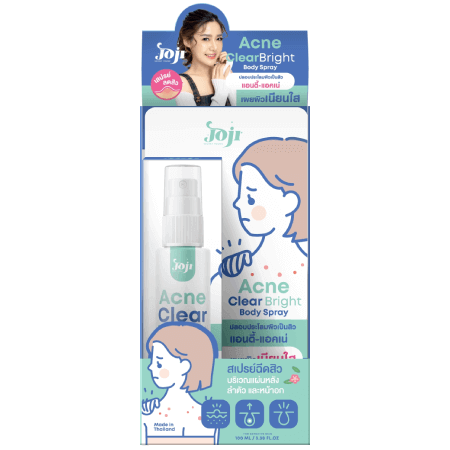  Acne Clear Bright Body Spray,Joji Secret Young, Acne Clear Bright ,สเปรย์กำจัดสิว,สิว